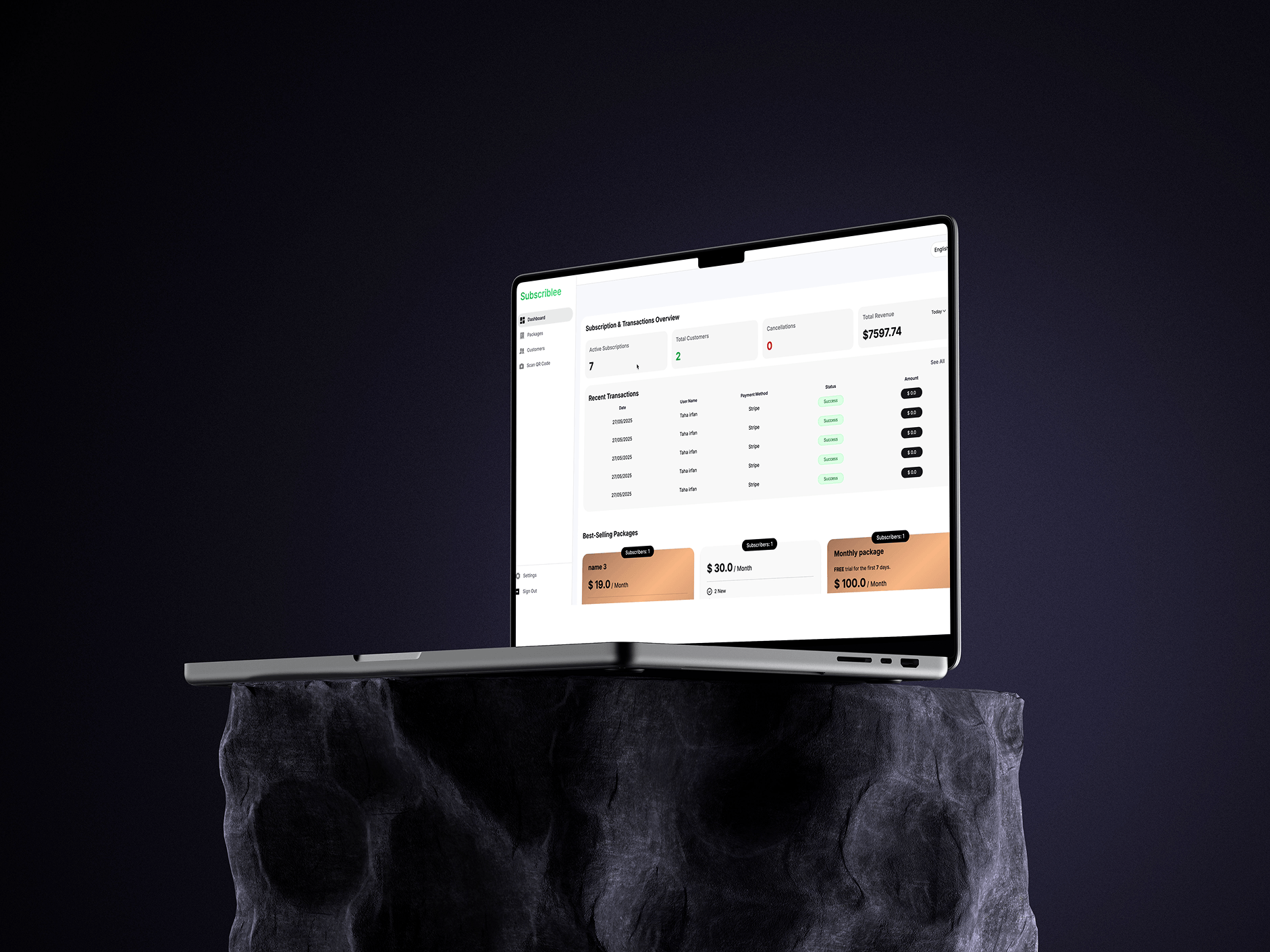 Main visual highlight